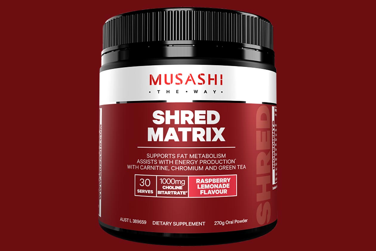 Musashi Raspberry Lemonade Shred Matrix