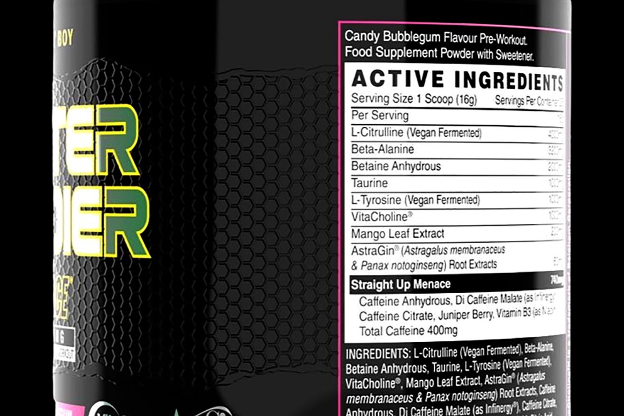 Naughty Boy Winter Soldier Menace Label