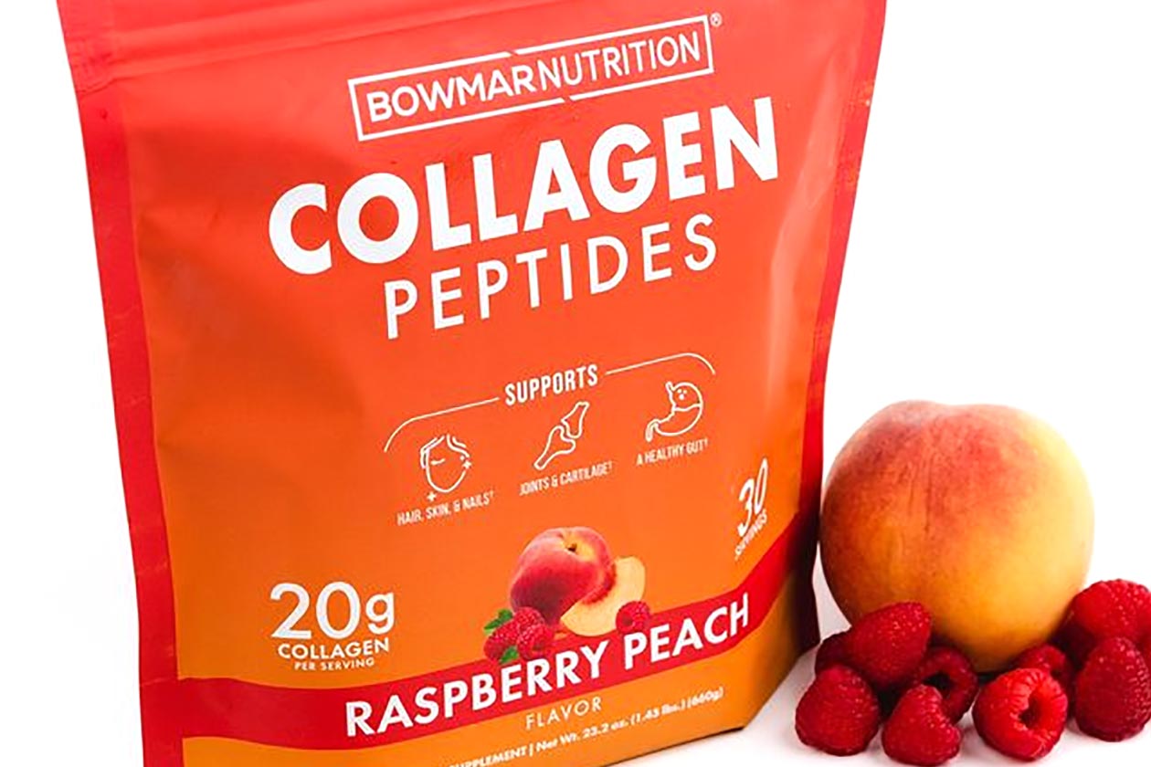 Bowmar Nutrition Raspberry Peach Collagen Peptides