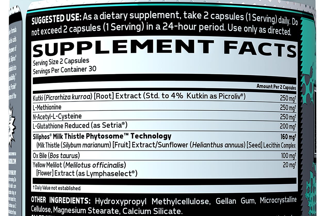 Glaxon Liver Synergy Label