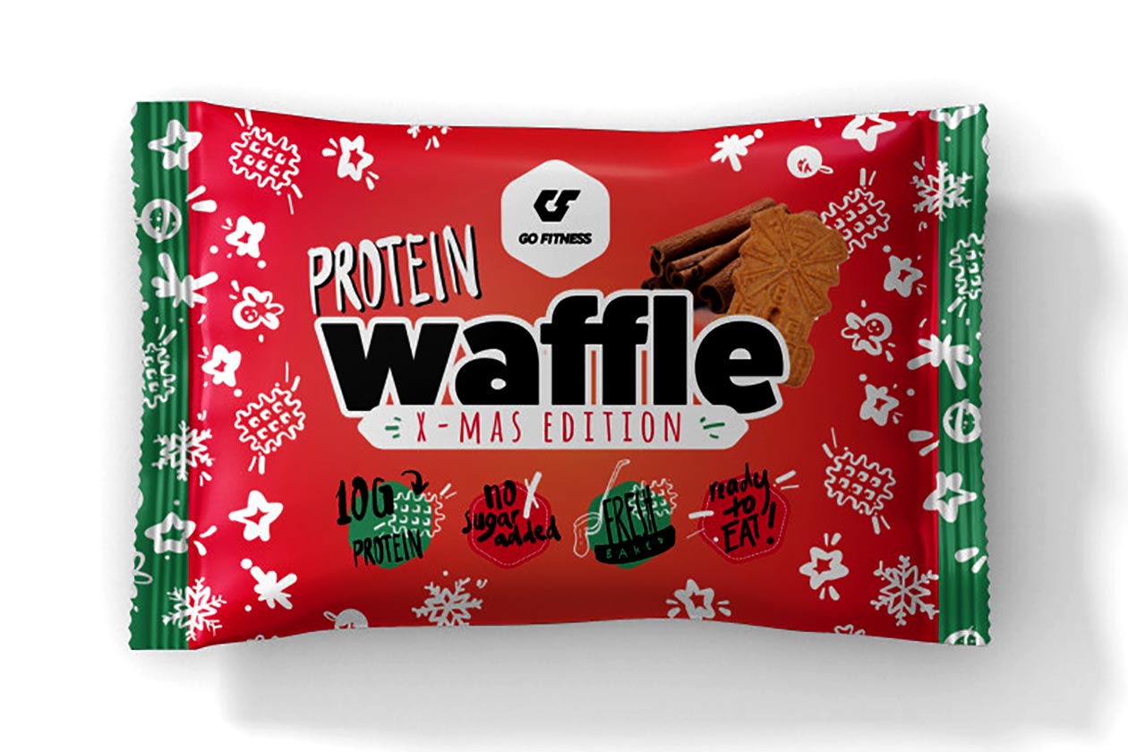 Go Fitness Xmas Edition Protein Waffle