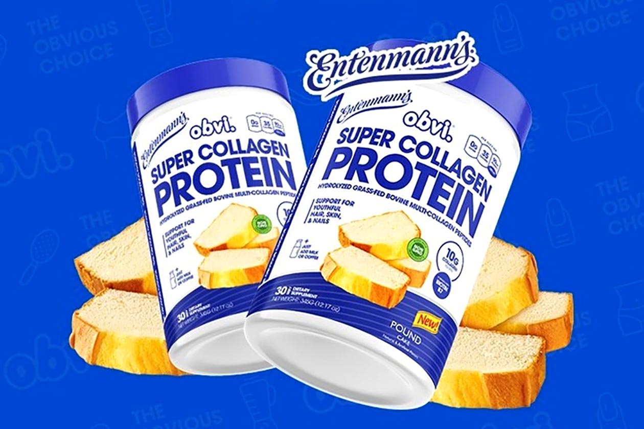 Obvi Entenmanns Pound Cake Super Collagen Protein
