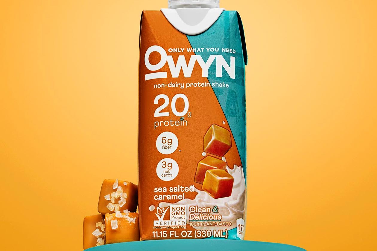 Sea Salted Caramel Owyn Protein Shake