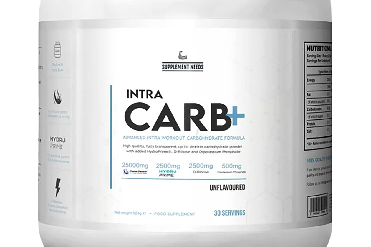 Supplement Needs Improved Intra Carb
