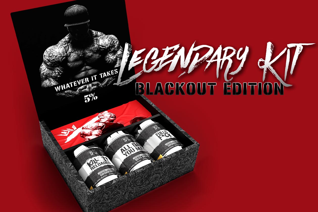 5 Nutrition Legendary Kit Blackout Edition