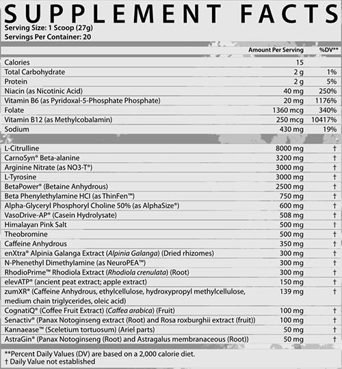 Apollon Nutrition Triumph Label