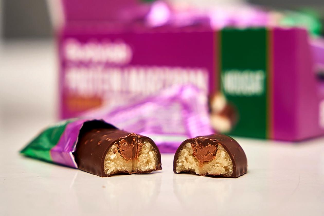 Bodylab puts a nougat core down the center of Protein Marzipan