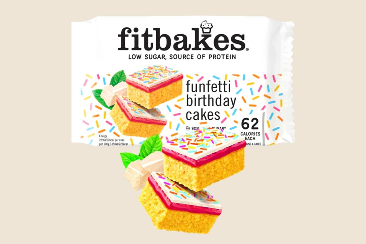 Fitbakes Funfetti Birthday Cakes