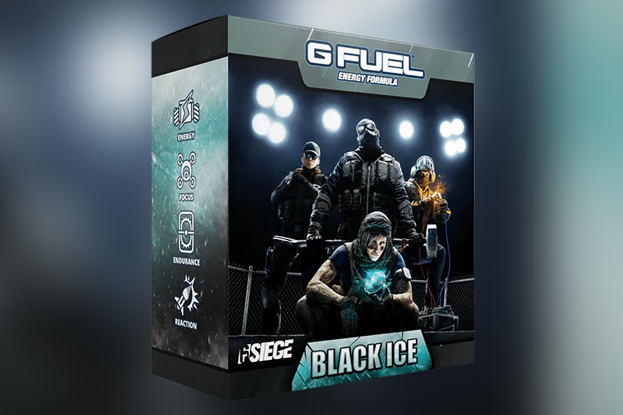  G Fuel Black Ice בהשראת Rainbow Six Siege Blackberry
