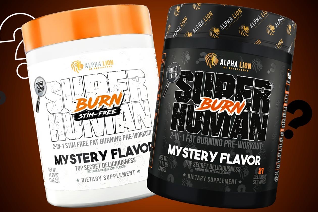 Alpha Lion Mystery Flavor Superhuman Burn