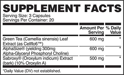 Apollon Nutrition Mind Games Label