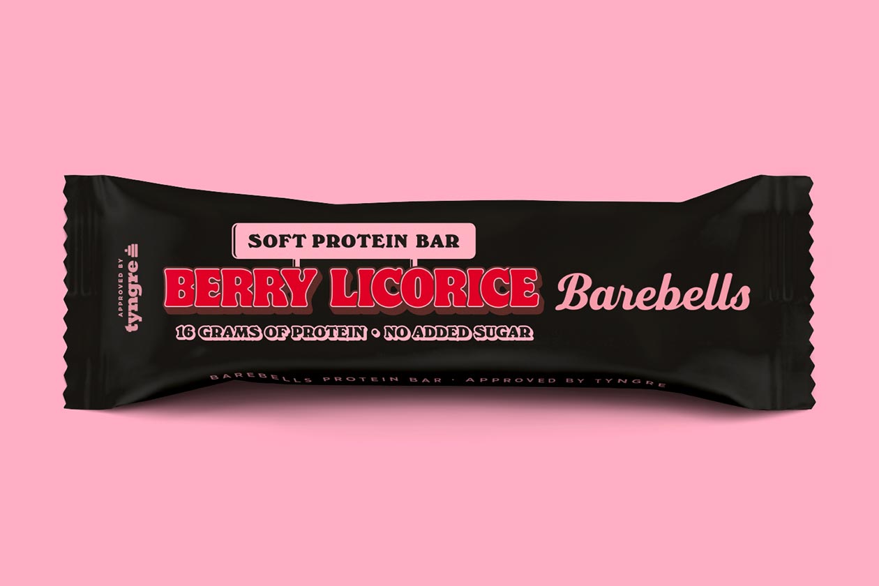 Barebells Berry Licorice Soft Protein Bar