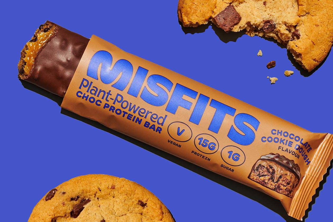 Chocolate Cookie Dough Misfits Protein Bar