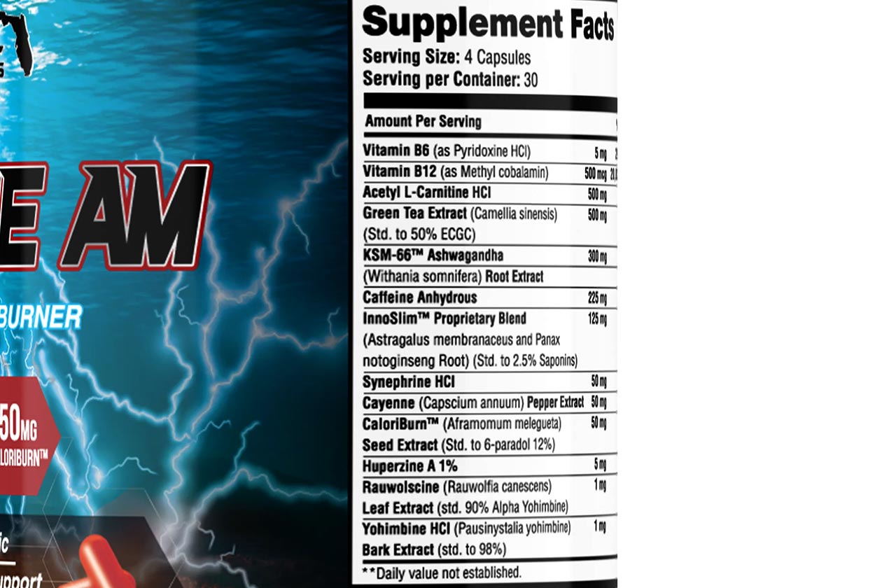 Coastal Formulas Liquifire Am Label