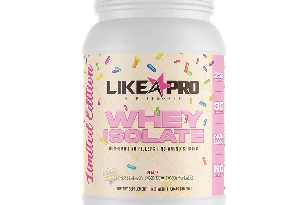 Like A Pro Vanilla Cake Batter Whey Isolate