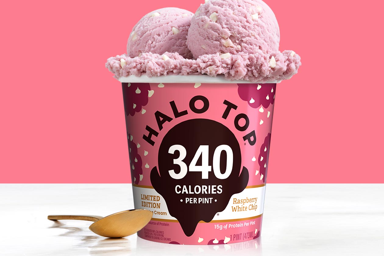 Raspberry White Chip Halo Top Ice Cream