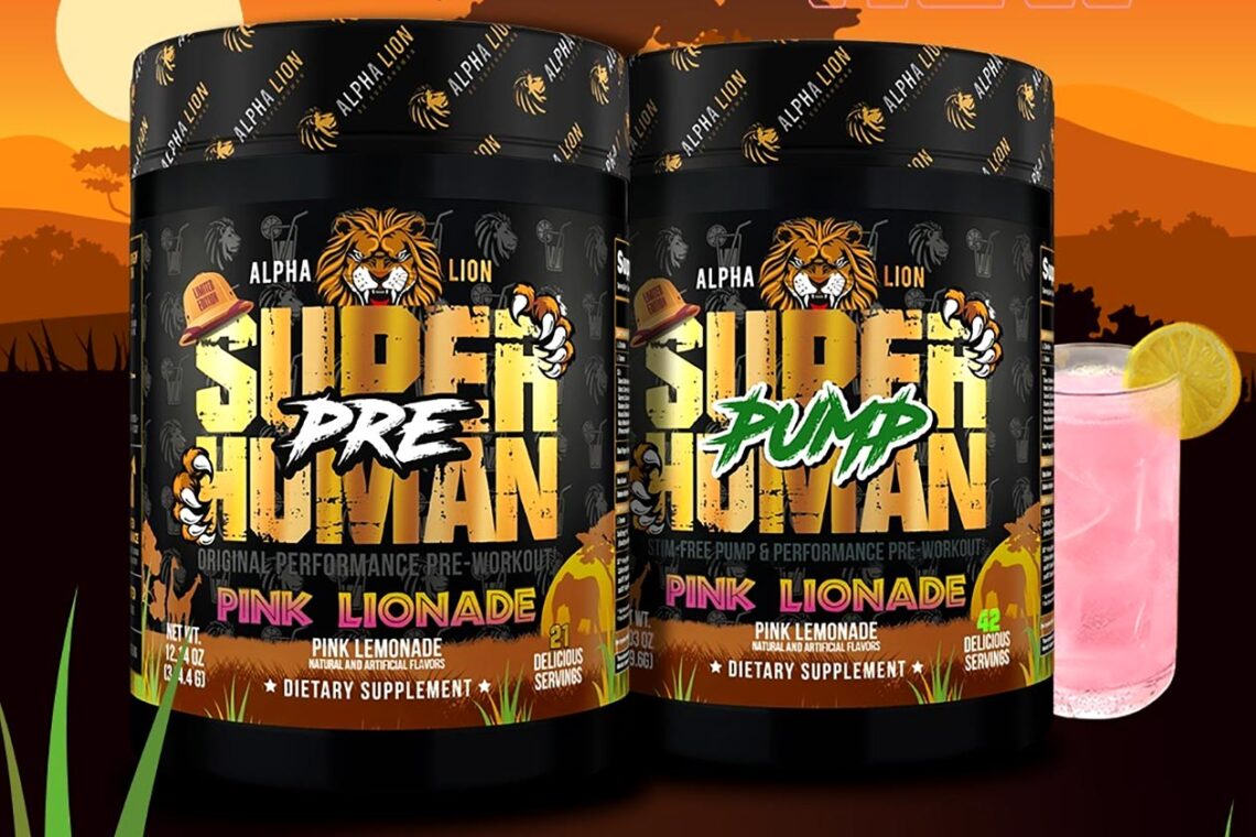 Alpha Lion's limited Pink Lemonade Superhuman Pre and Pump