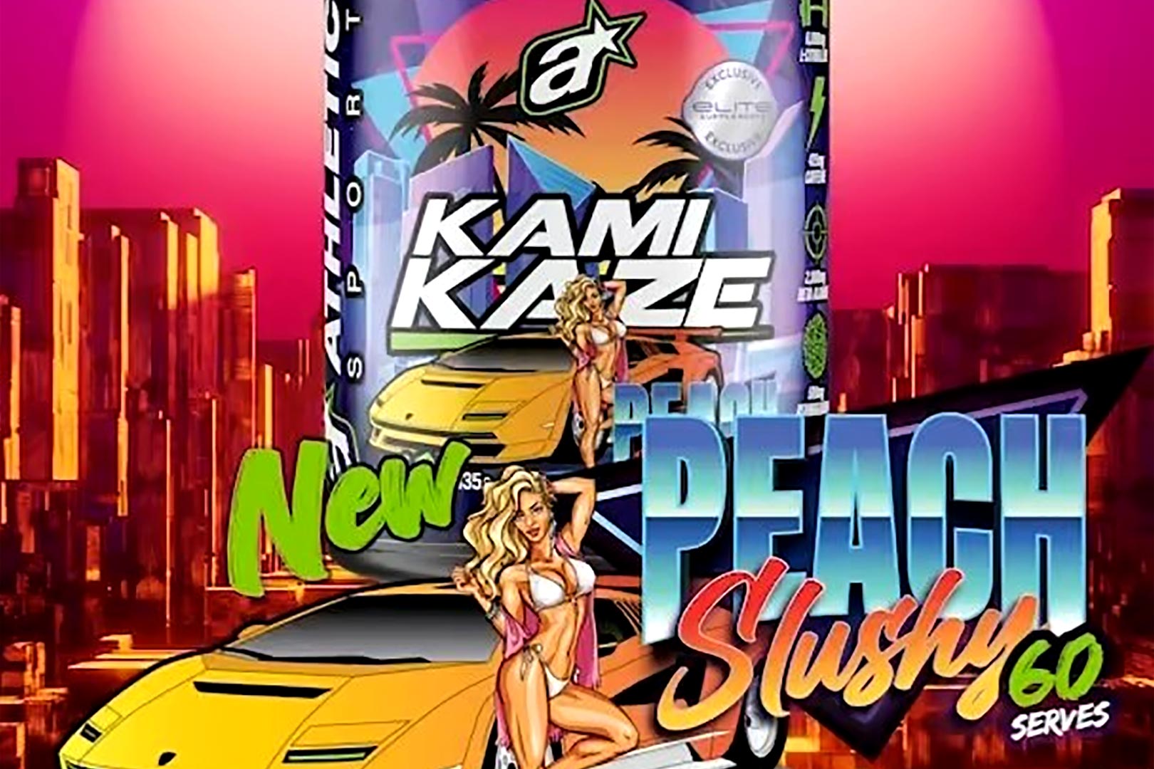 Athletic Sport Peach Slushy Kamikaze