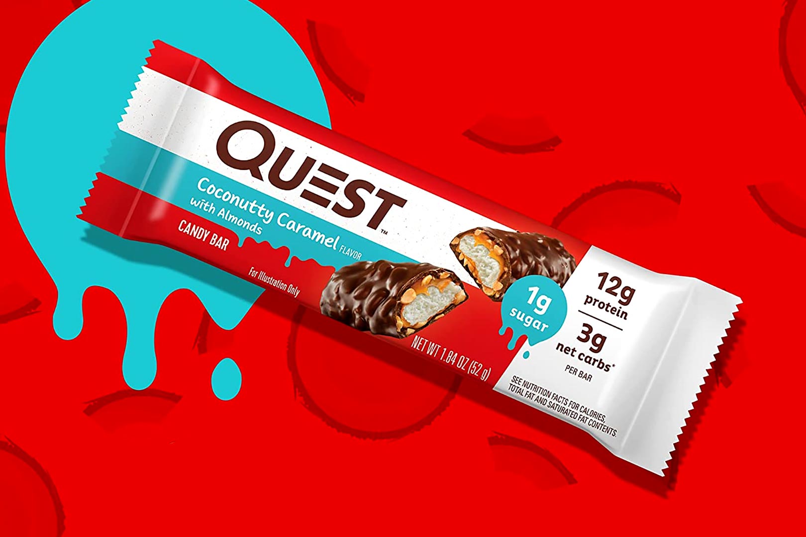 Coconutty Caramel Quest Candy Bar