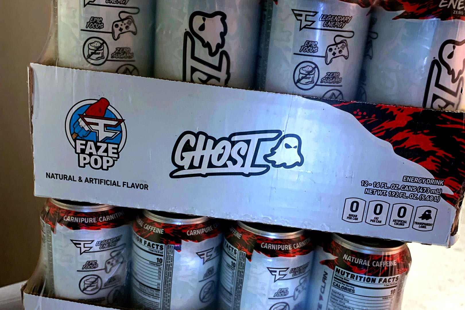 Faze Clan Faze Pop Ghost Energy Drink