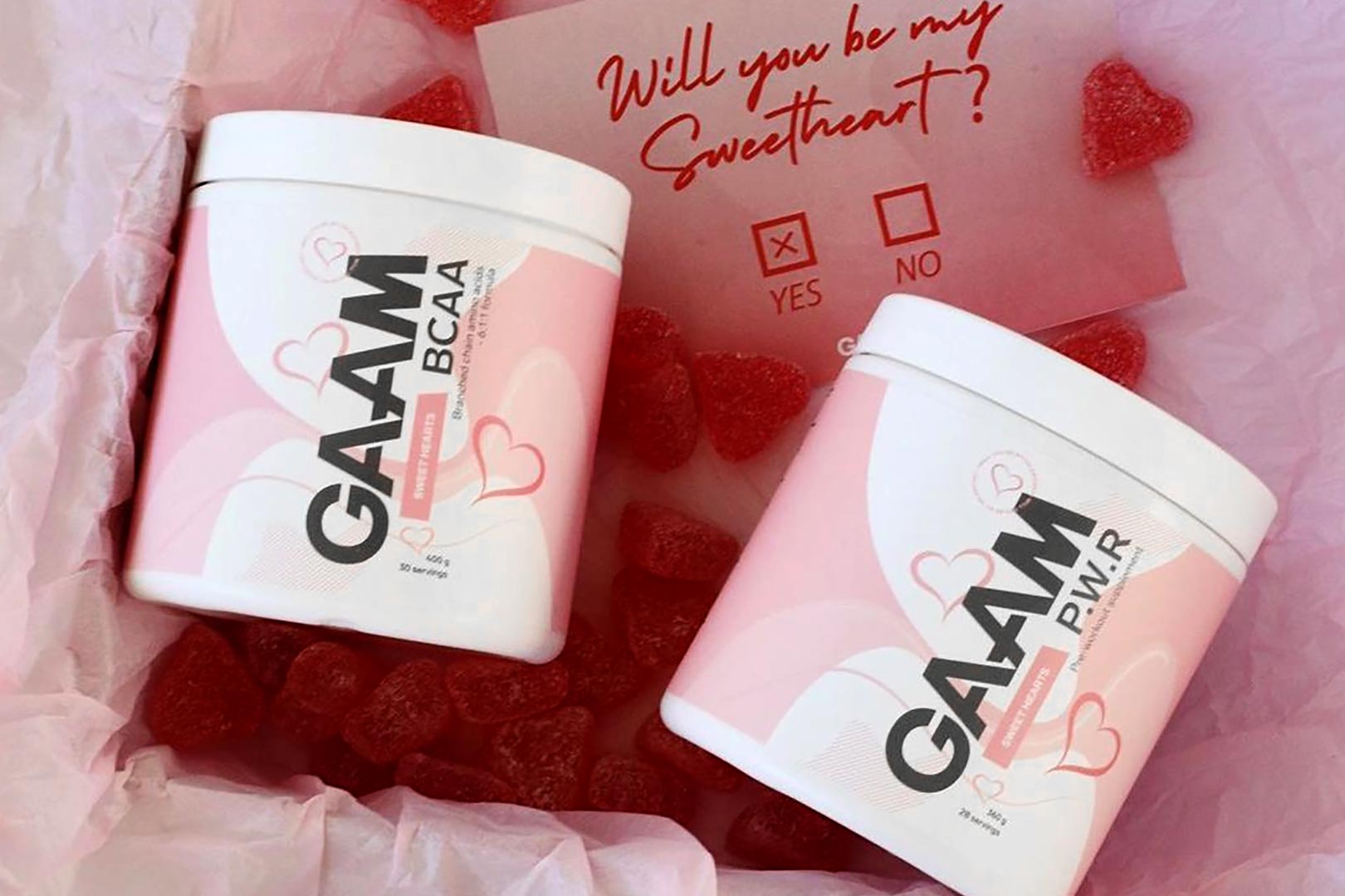 Gaam Nutrition Sweet Hearts Bcaa And Pwr