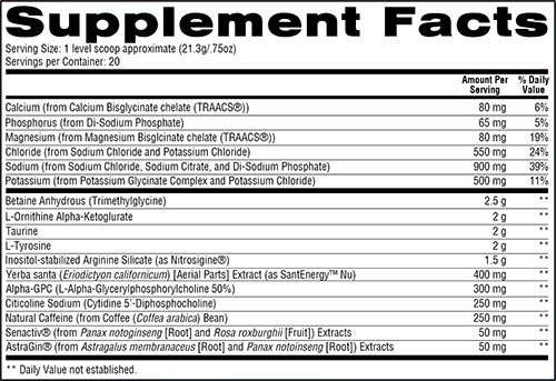 Soul Performance Nutrition Aura Endorphin Flow Label