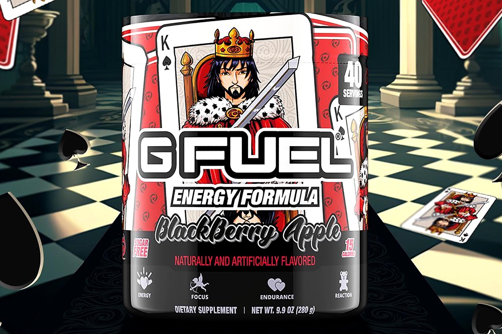 King Of Spades Blackberry Apple G Fuel