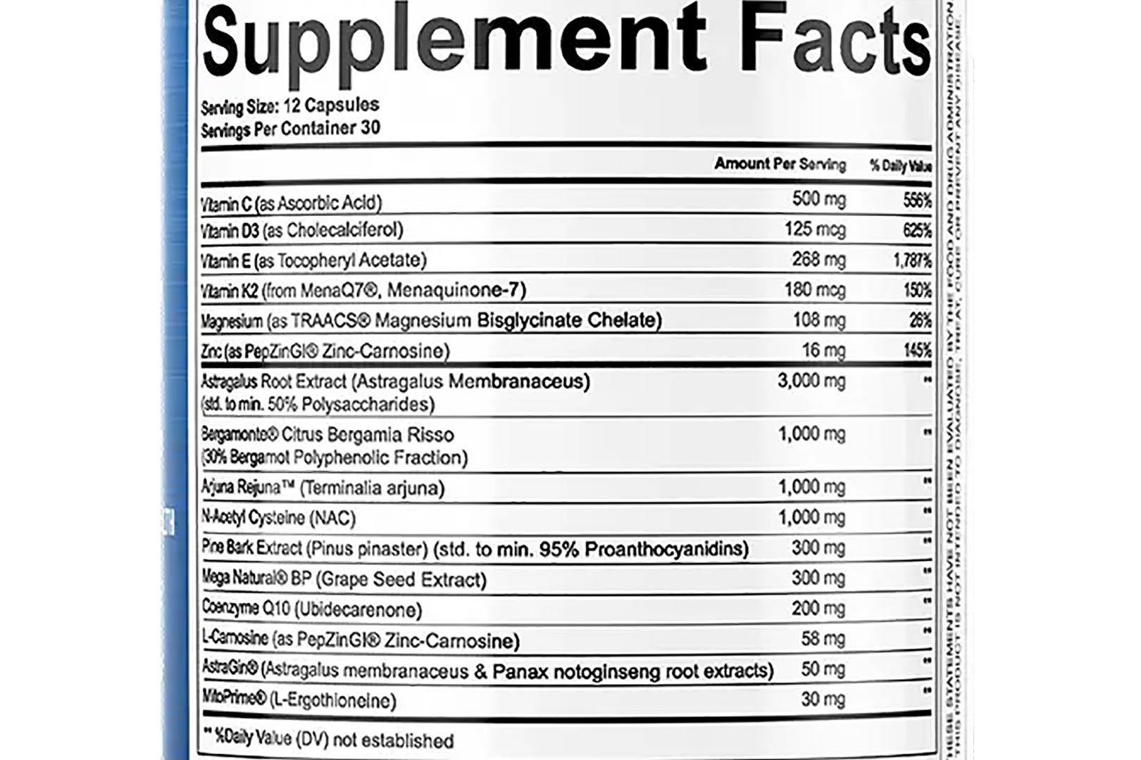 Like A Pro Complete Health V2 Label