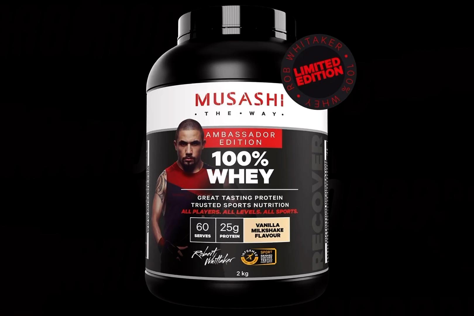 Musashi Vanilla Milkshake Robert Whitaker Whey