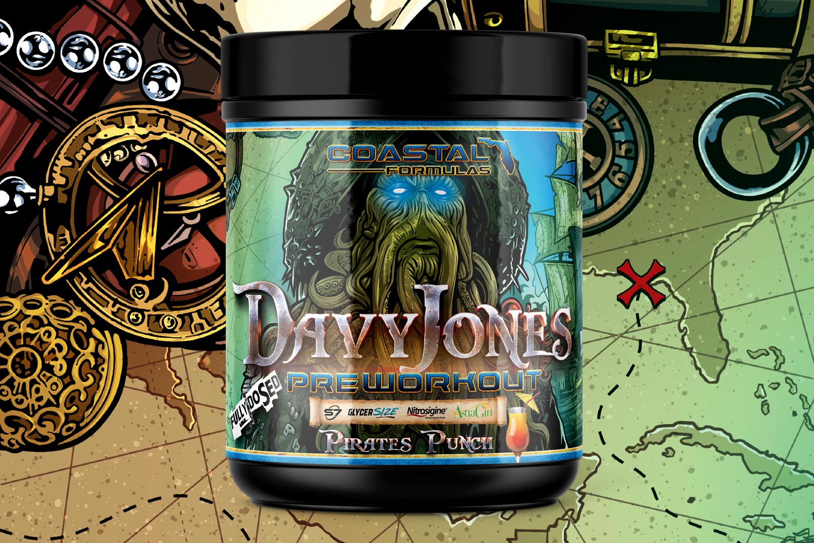 Preview Of Coastal Formulas Davy Jones Pre Workout