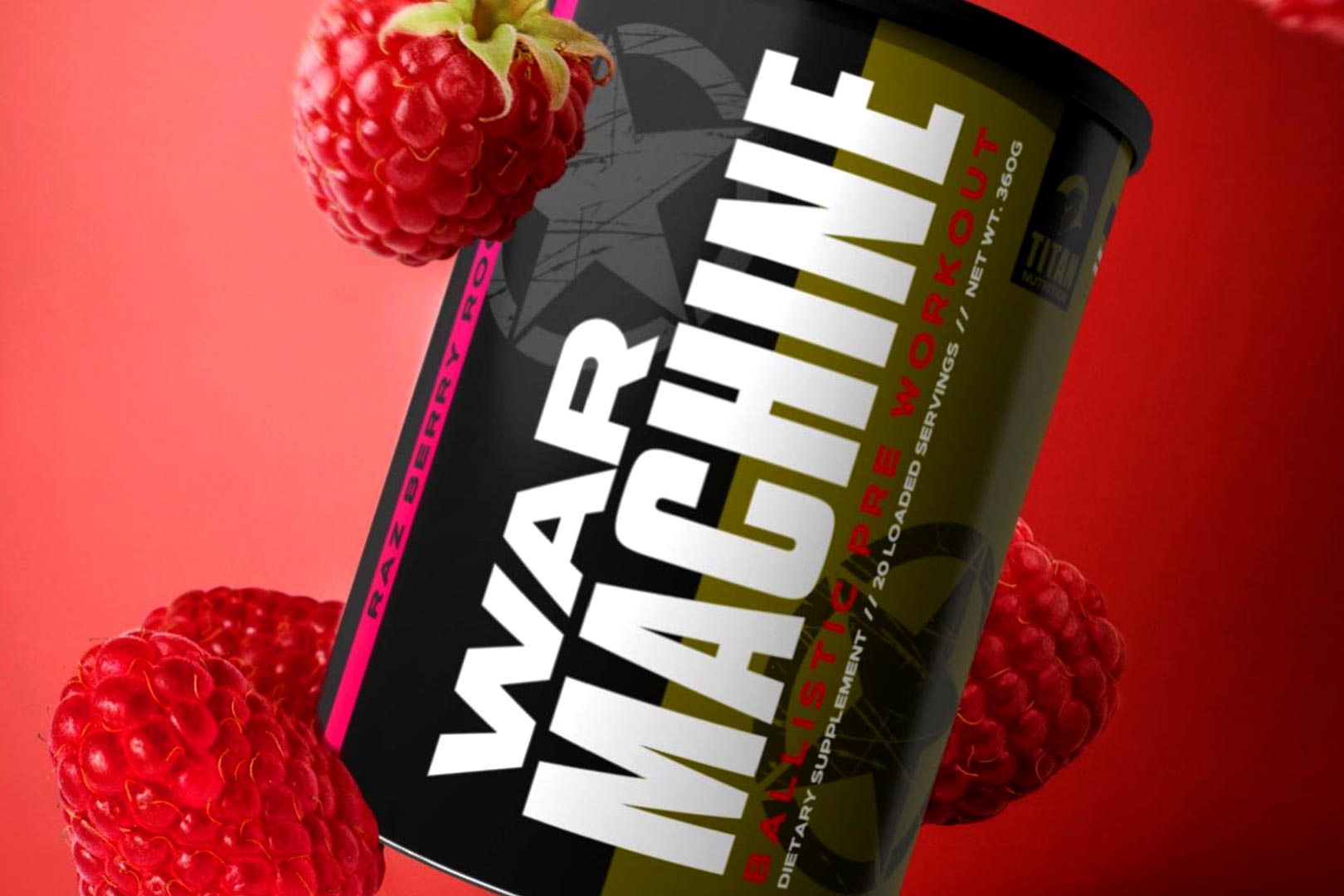 Titan Nutrition Razberry Rocket War Machine