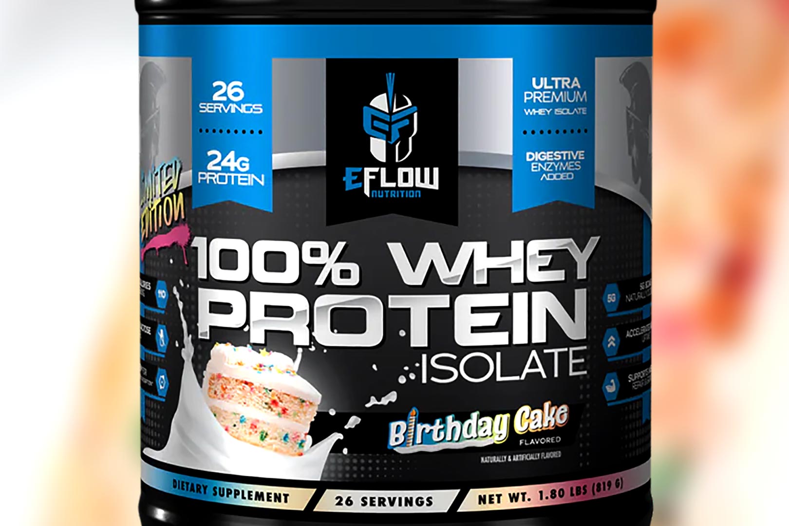 Eflow Nutrition Birthday Cake Whey Protein