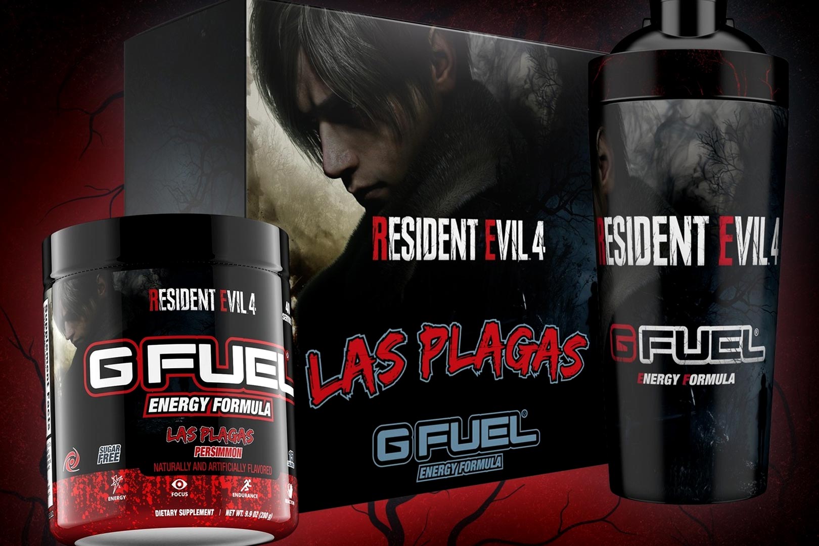 G Fuel X Resident Evil 4 Las Plagas Flavor