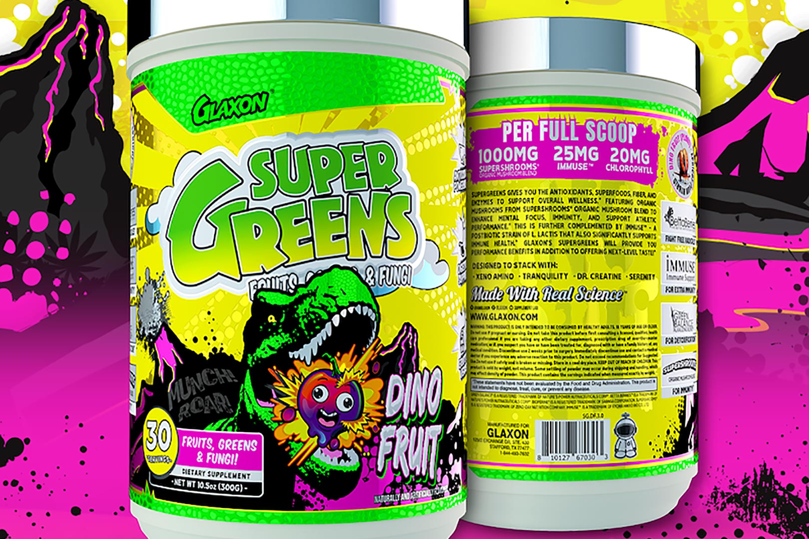 Glaxon Dino Fruit Super Greens