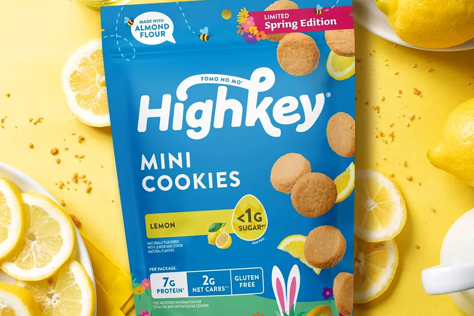 Highkey Spring Edition Lemon Mini Cookies