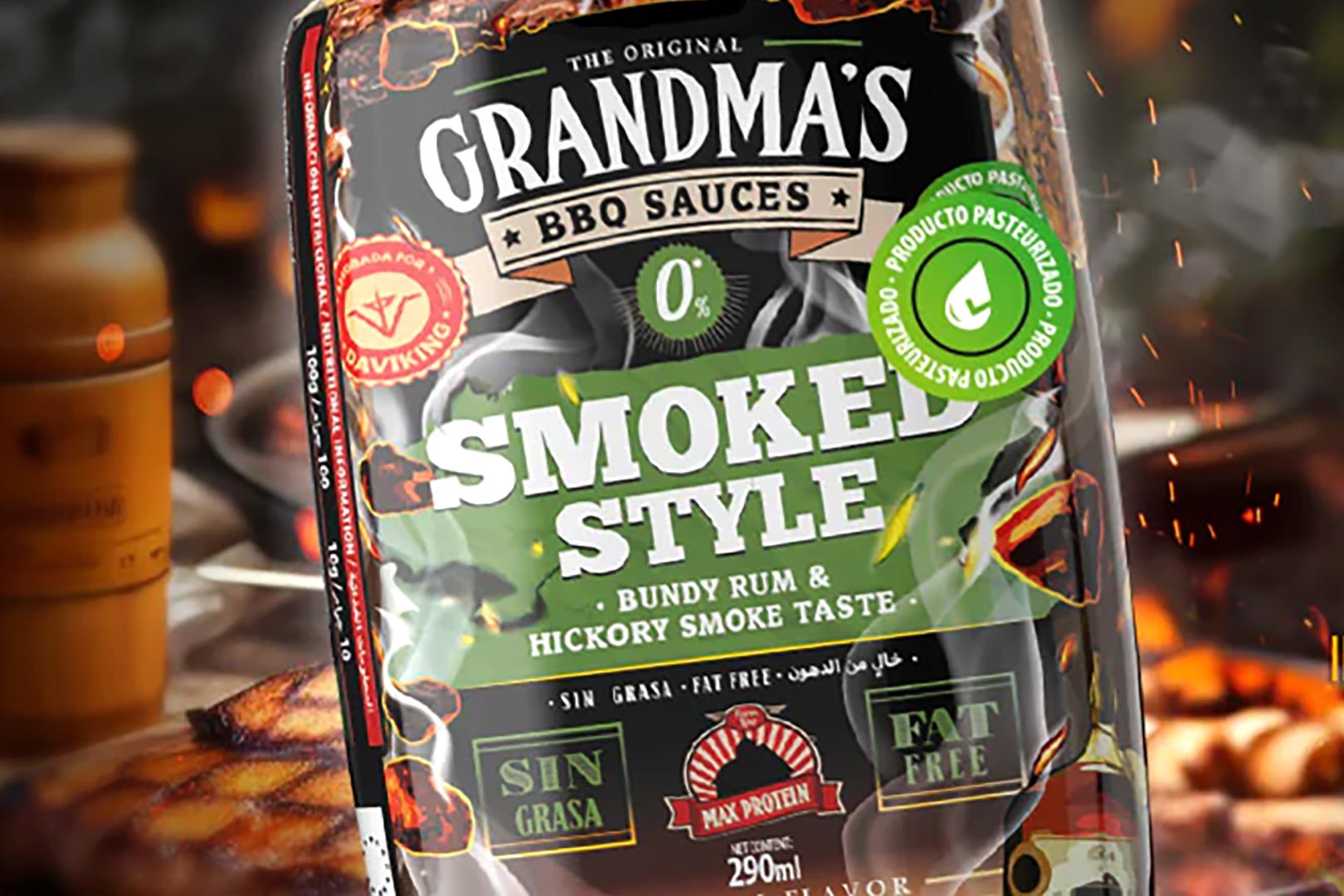 Max Protein Smoked Style Bbq Grandmas Sauce