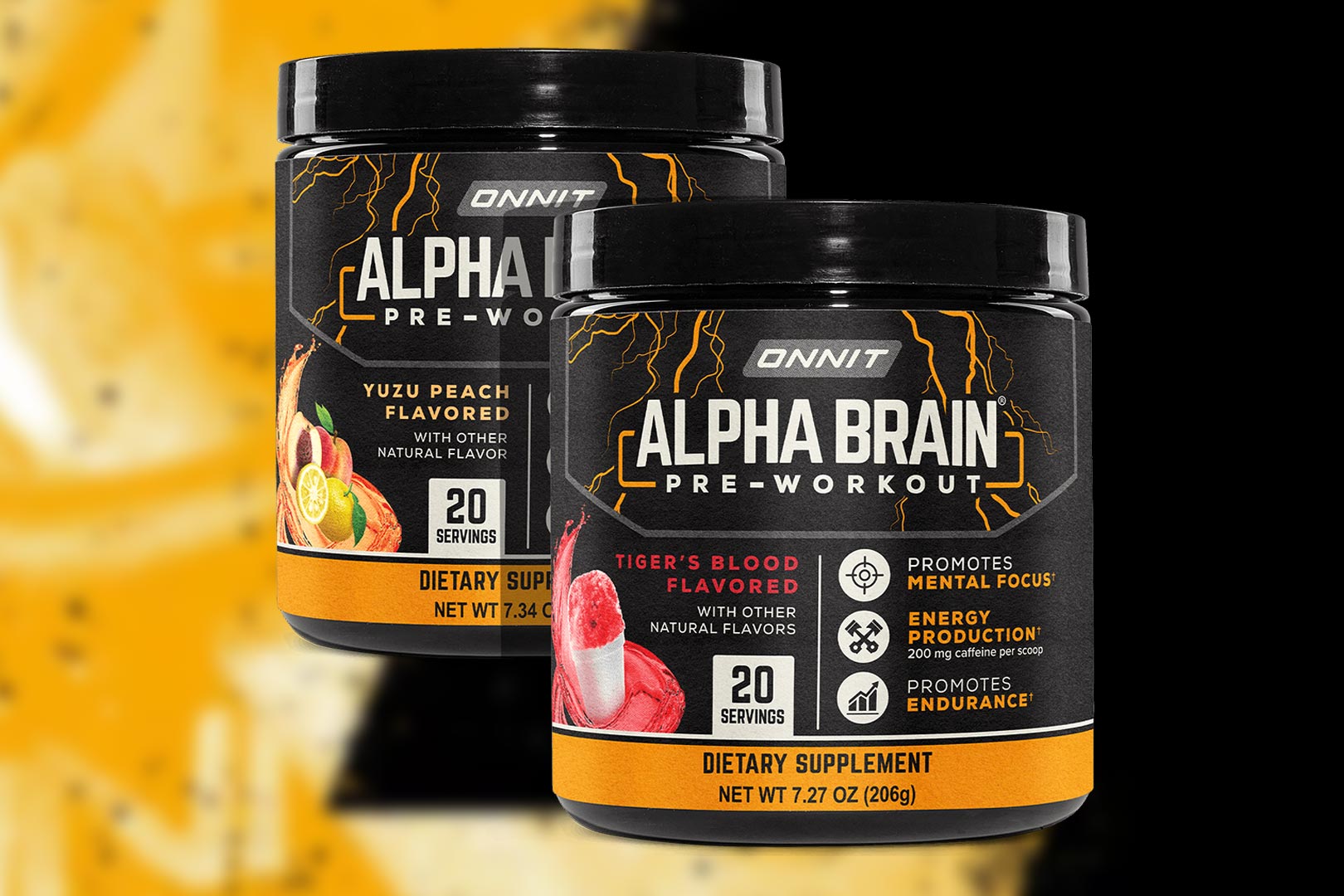 Order Onnit Alpha Brain Instant Peach Onnit