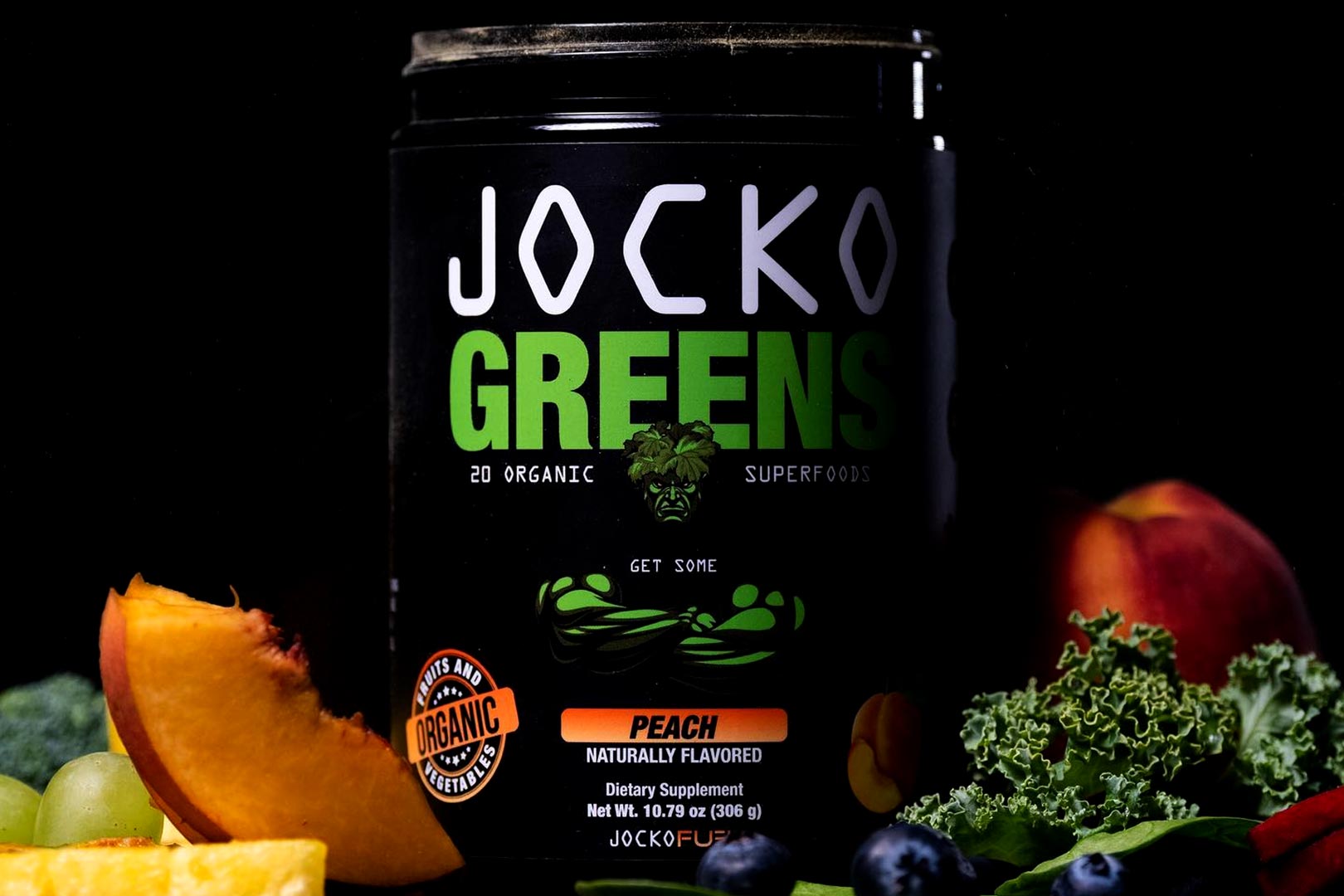 Peach Jocko Greens