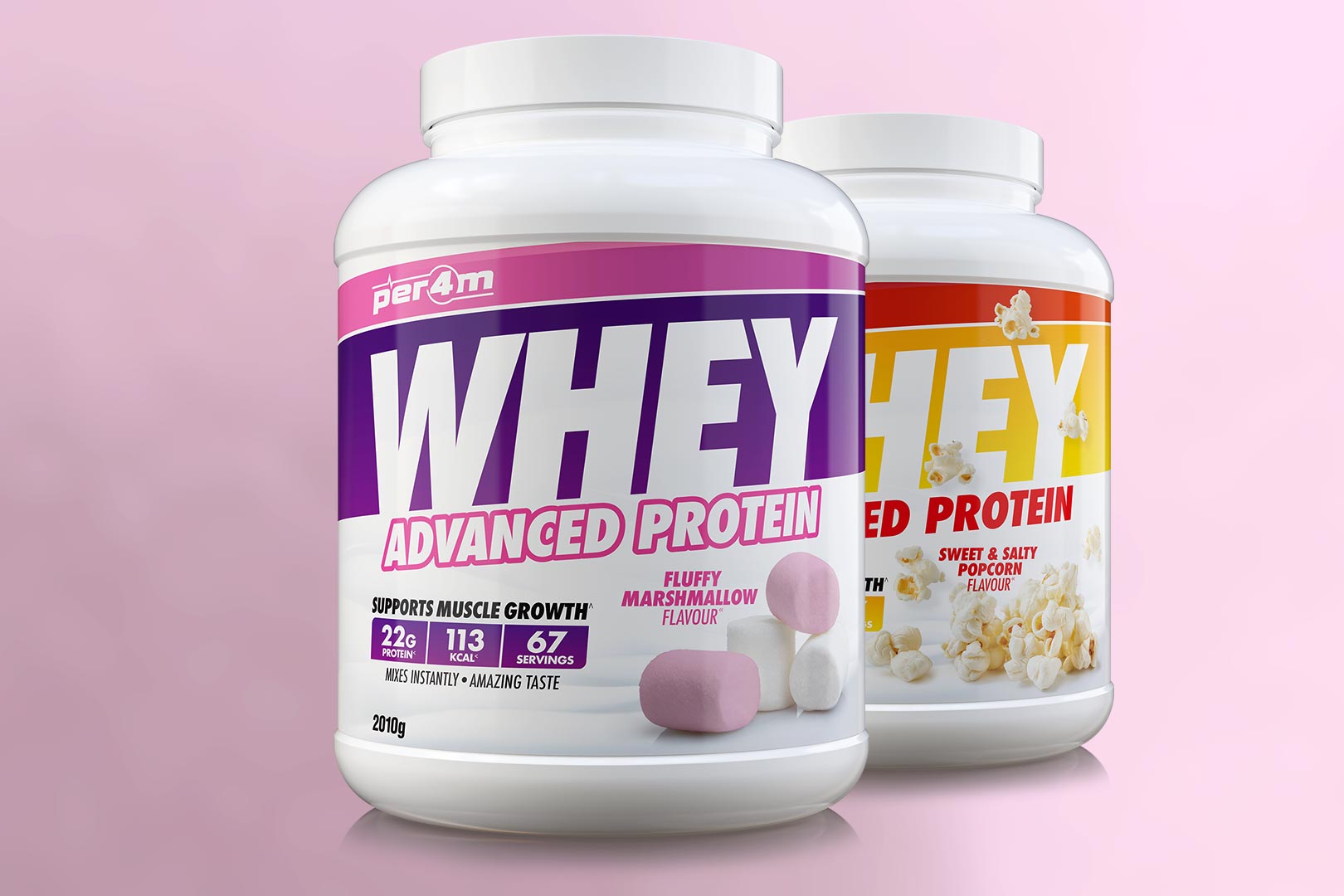 Per4m Fluffy Marshmallow Popcorn Whey