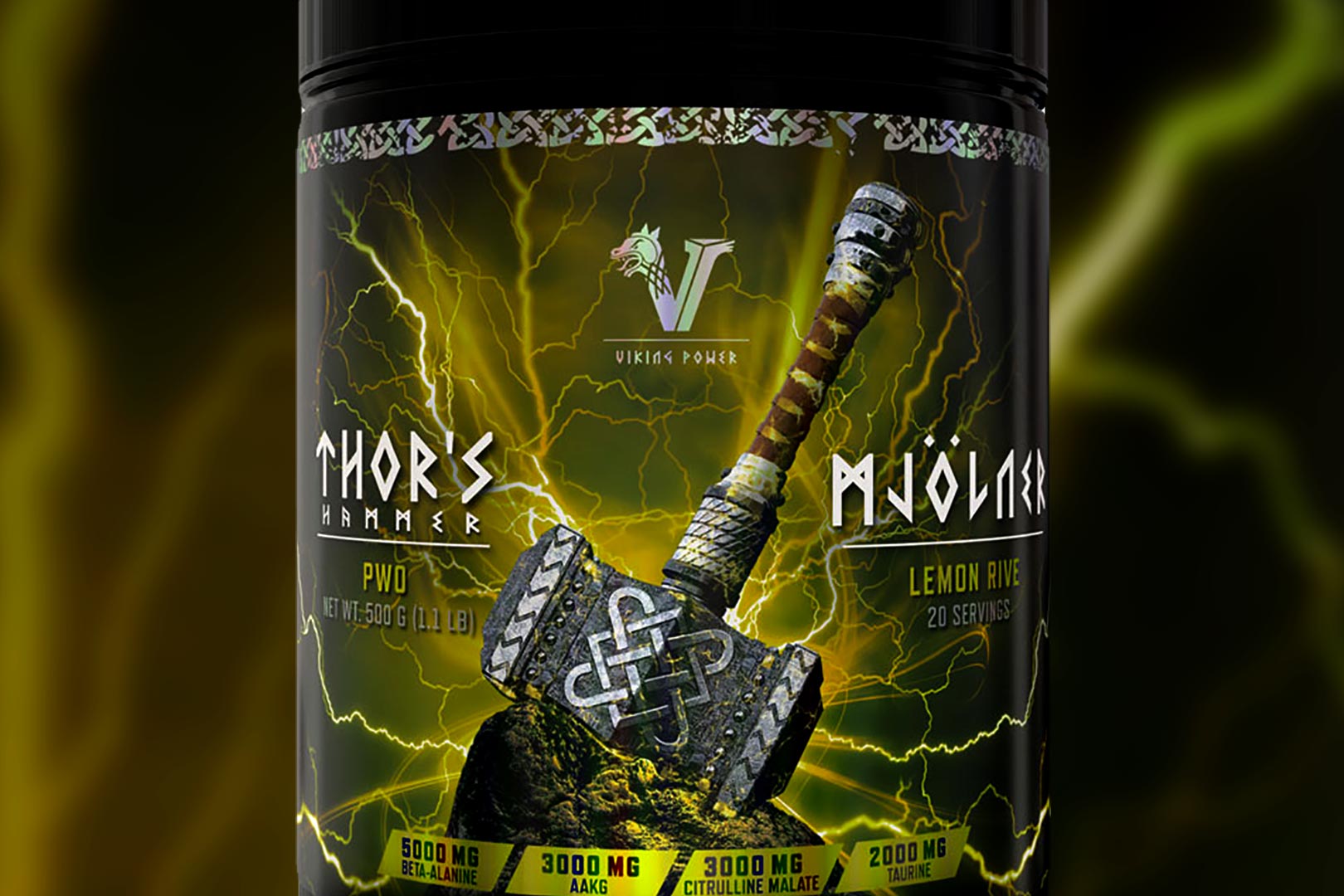 Viking Power's limited Lemon Rive Thor's Hammer permanent