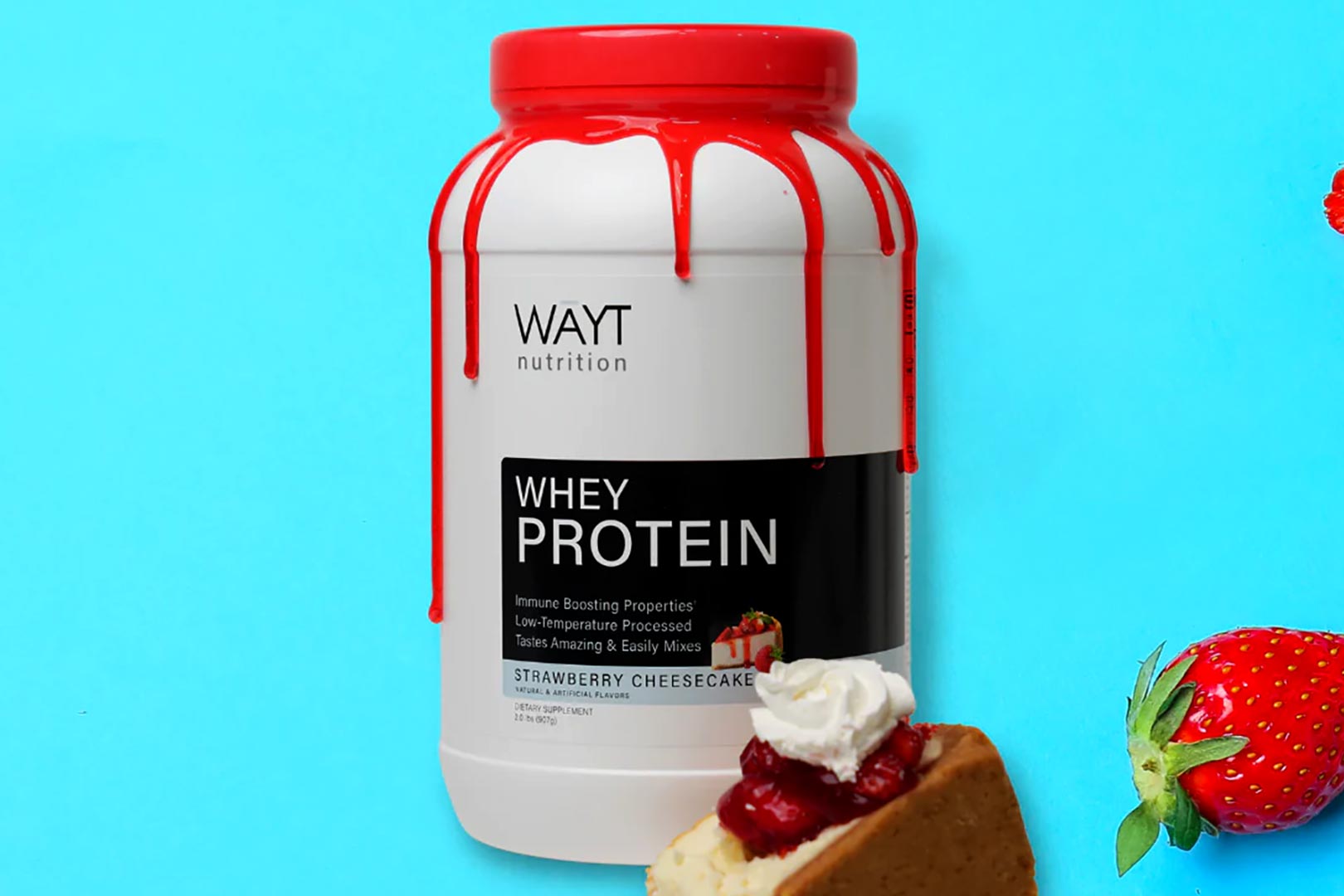 Wayt Nutrition Strawberry Cheesecake Whey Protein