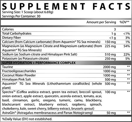 Apollon Nutrition Hydration Recovery Label