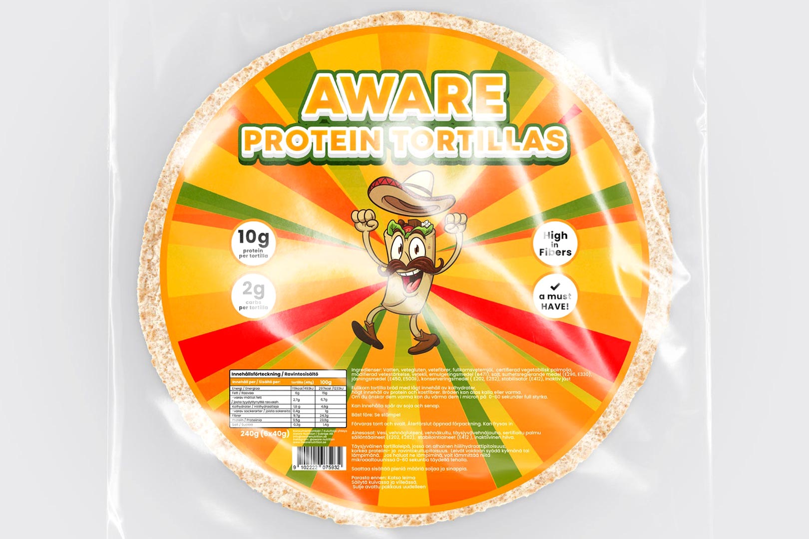 Aware Protein Tortillas