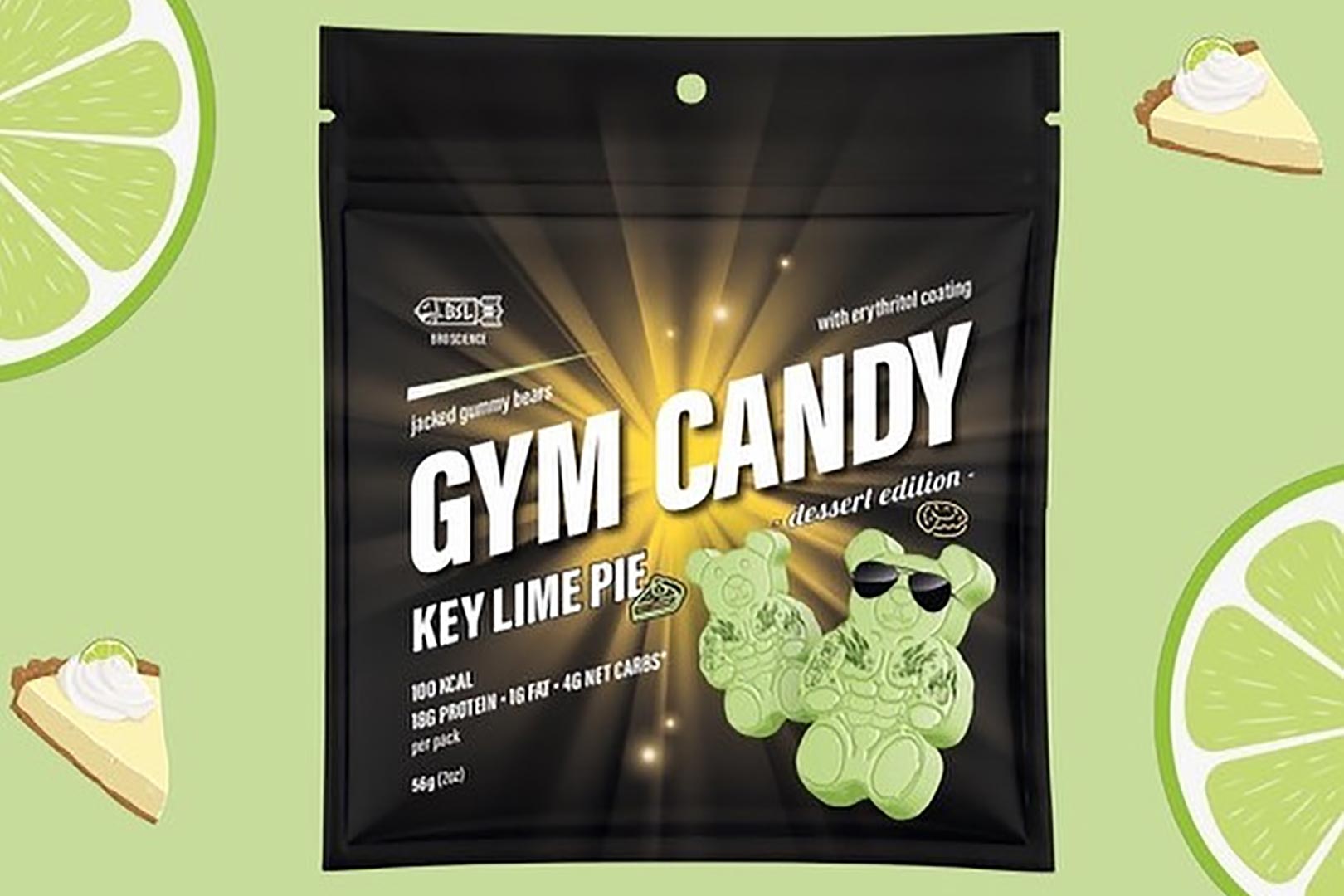 Broscience Key Lime Pie Gym Candy