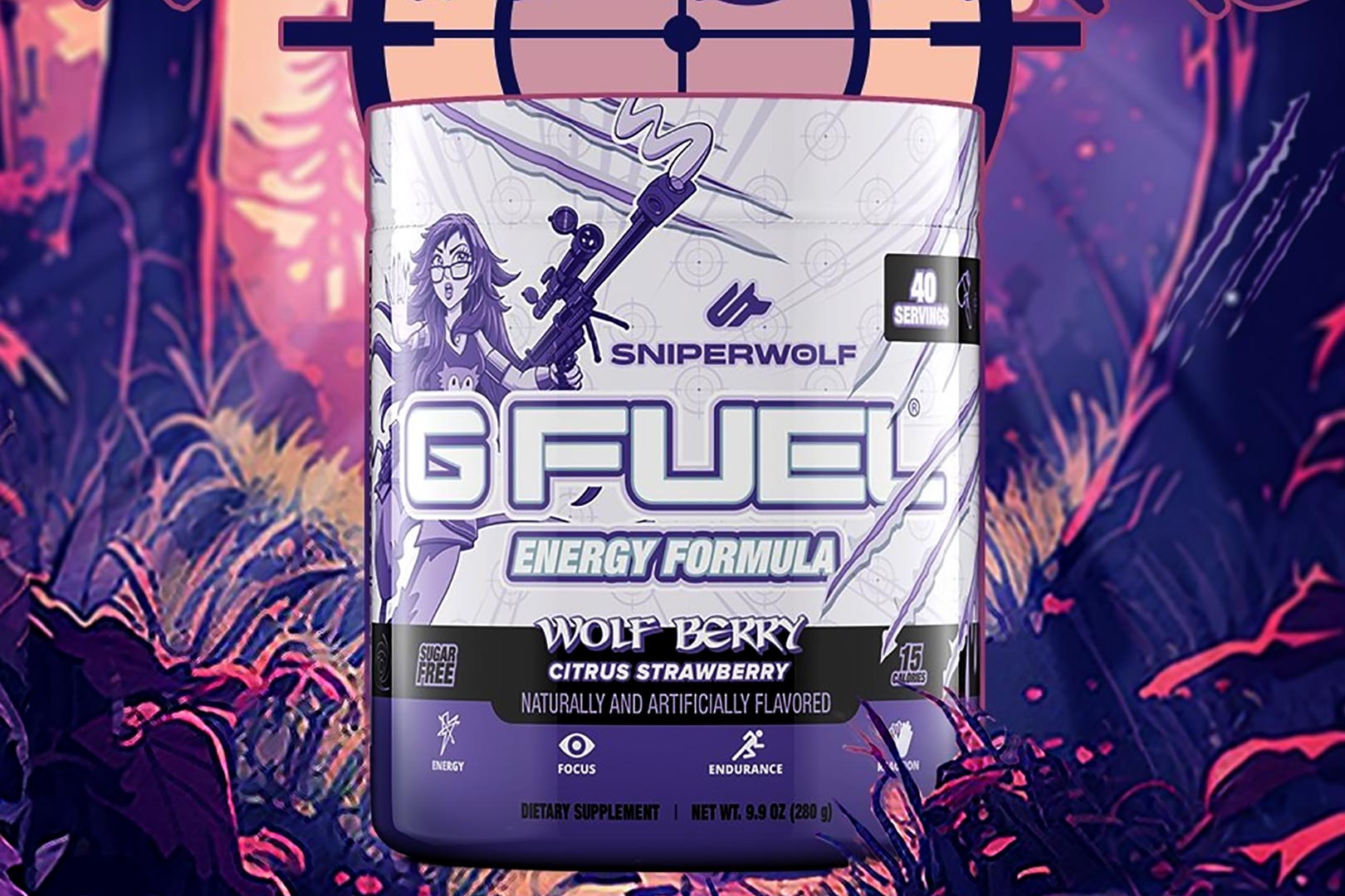 G Fuel X Sssniperwolf Wolf Berry