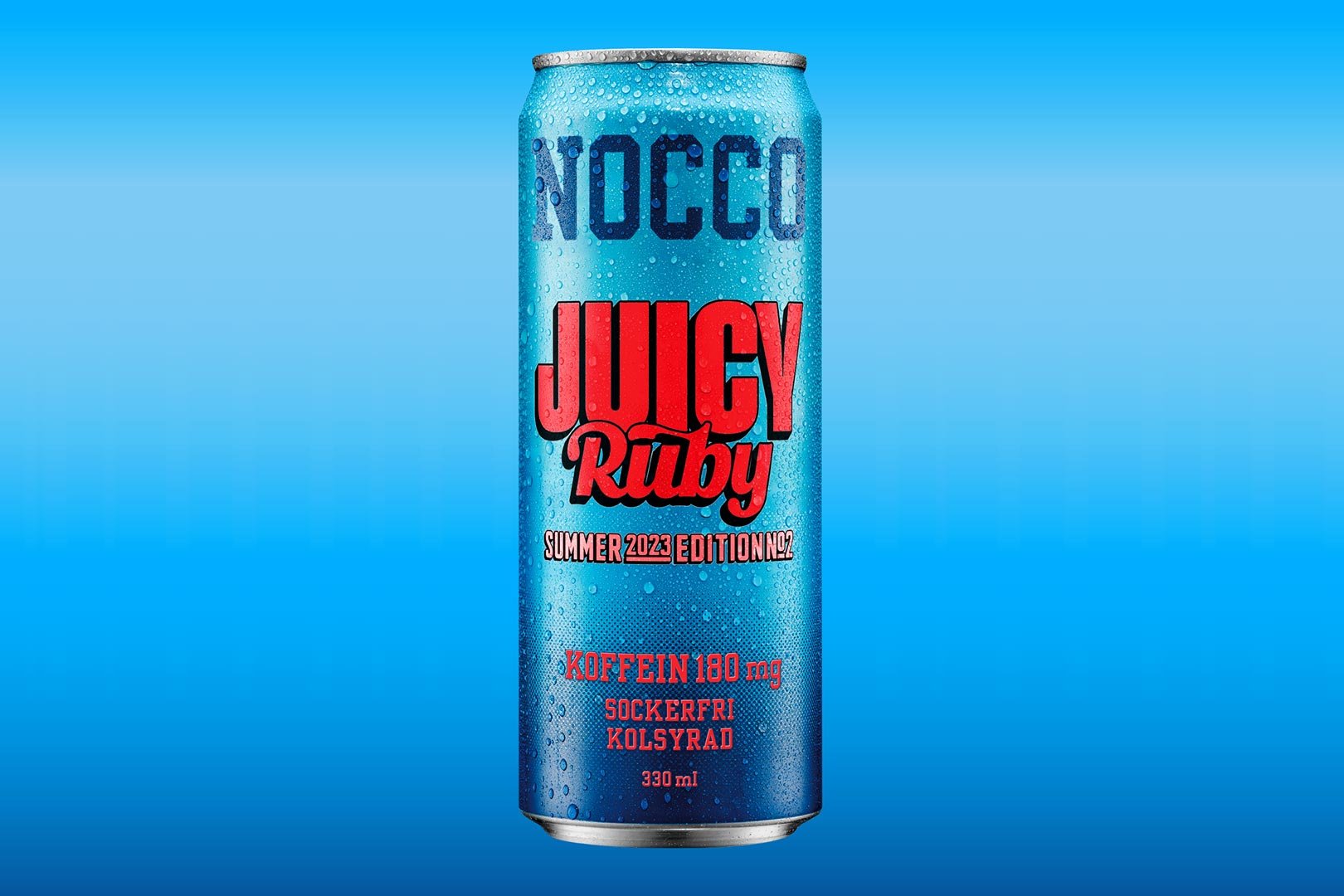 NOCCO's Summer Edition and raspberry-flavored Juicy Ruby
