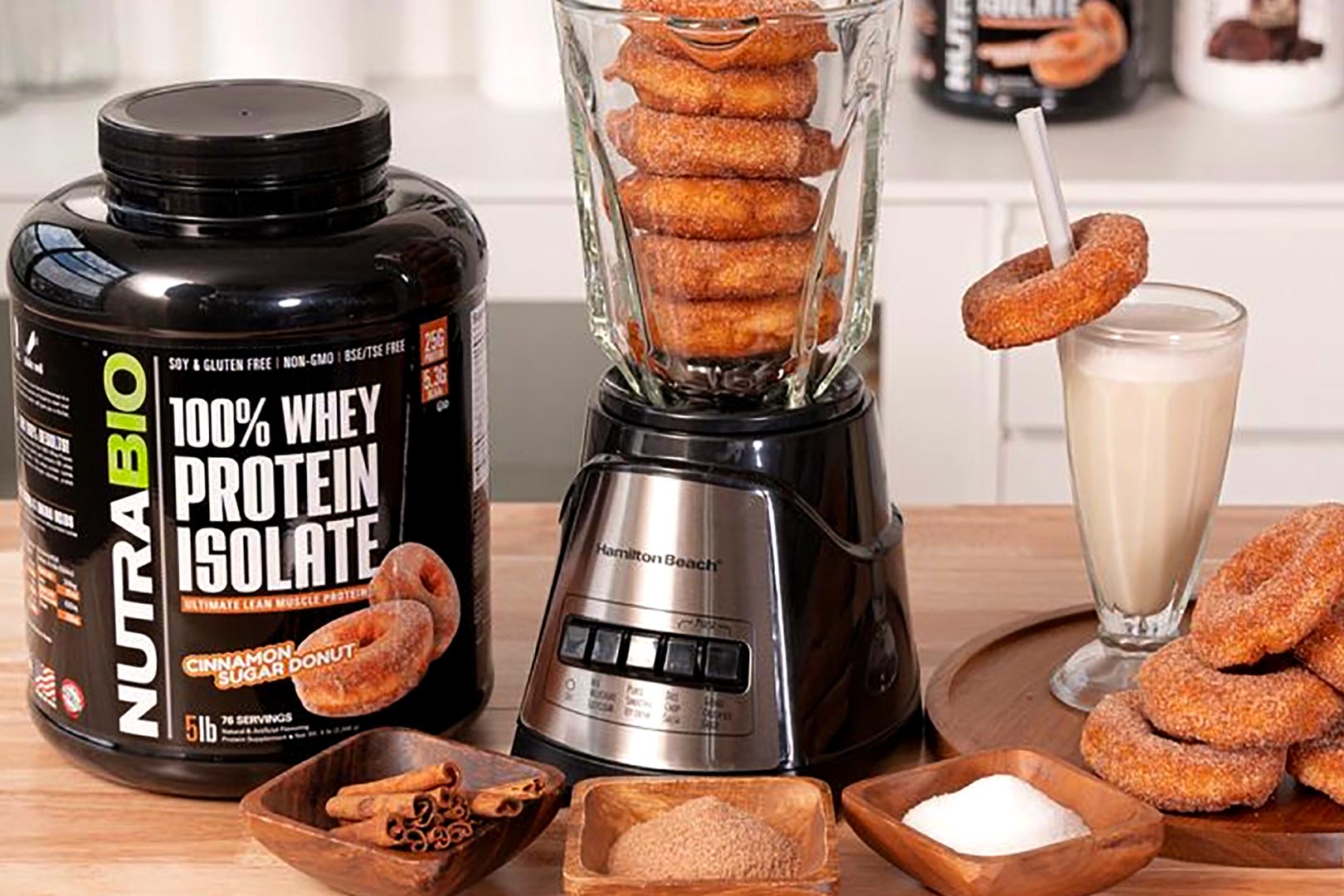 Nutrabio Larger Cinnamon Sugar Donut Wpi