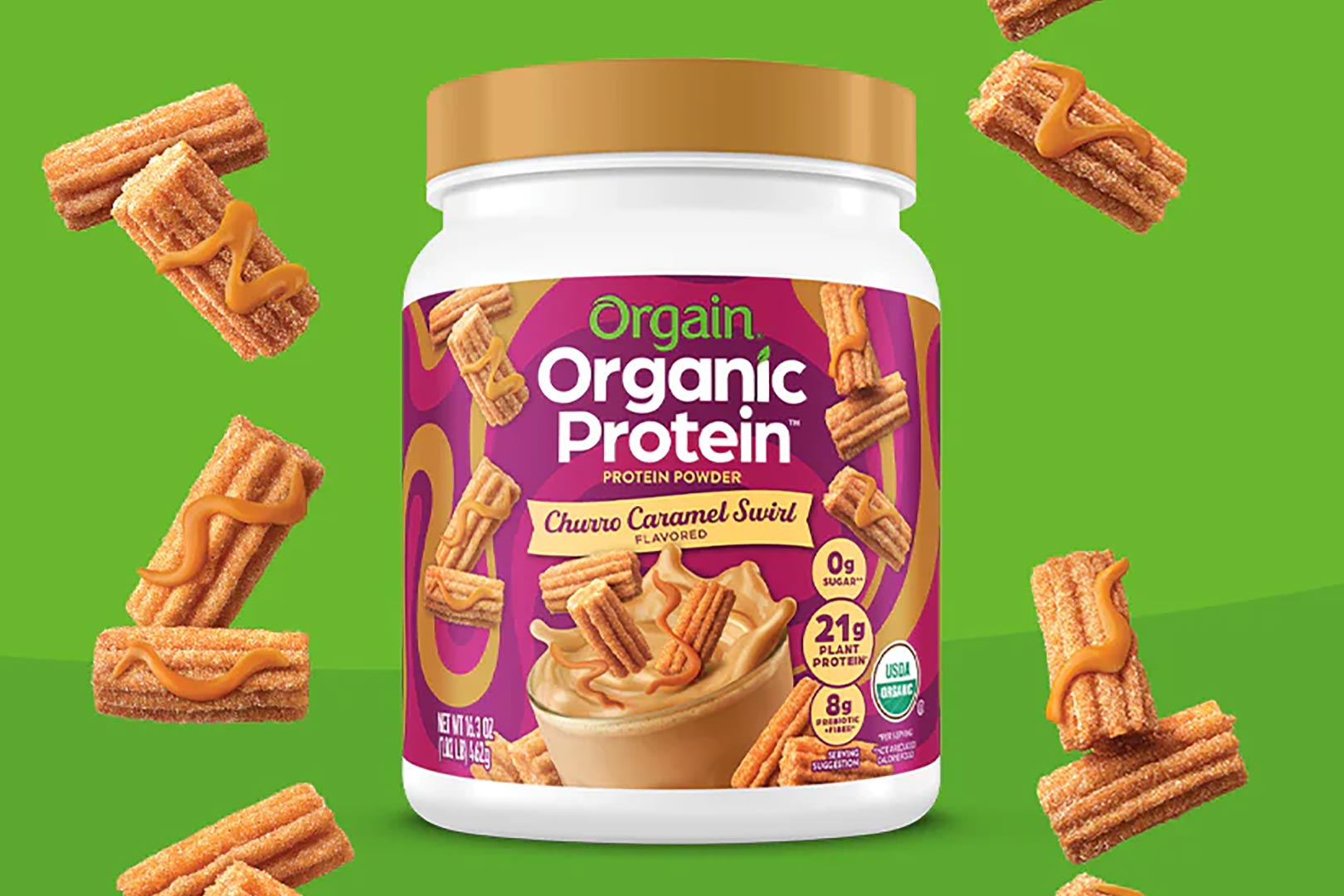 Orgain Churro Caramel Swirl Organic Protein