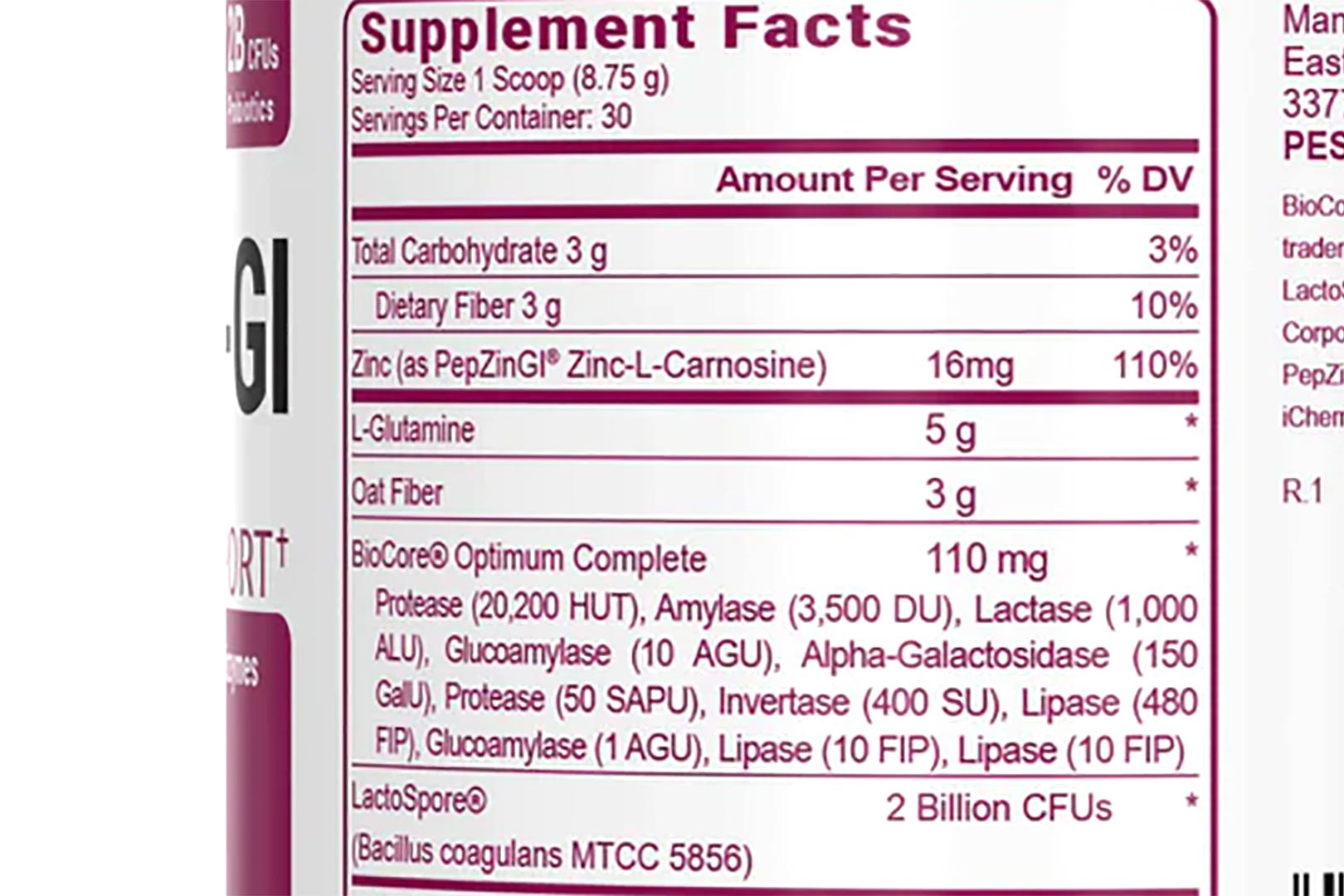 Pescience Complete Gi Label