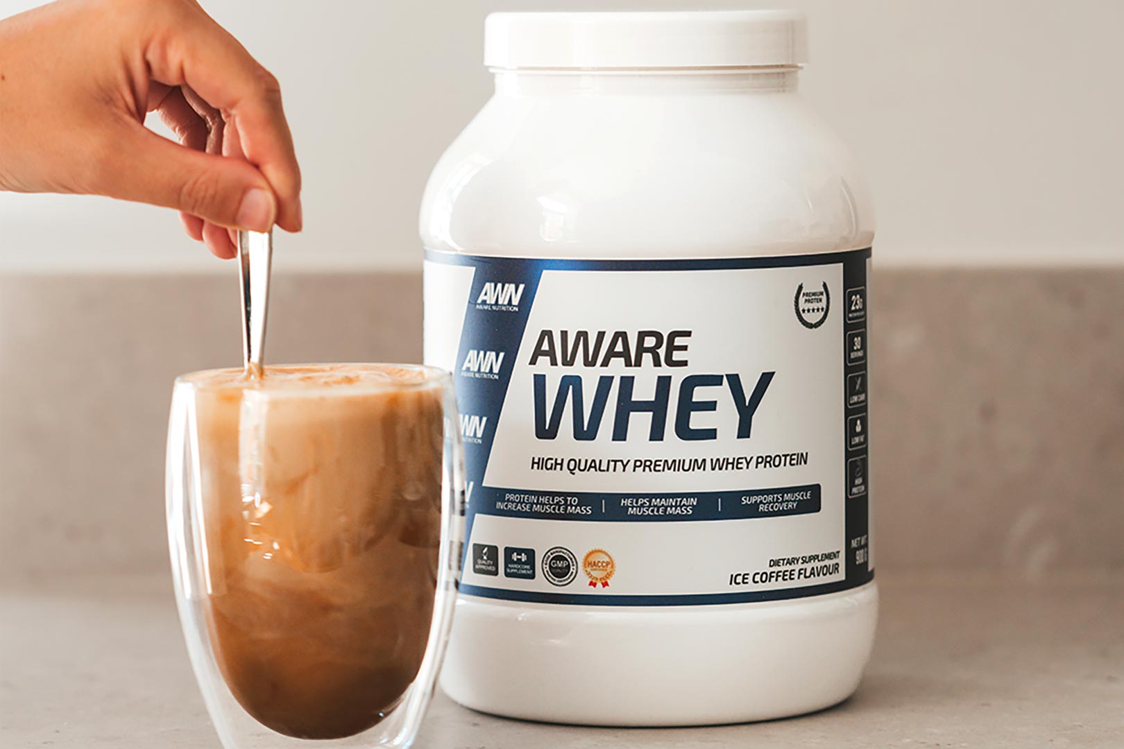 Aware Nutrition Iced Coffee Aware Whey